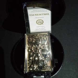 Pokemon 23 karat gold plated trading card